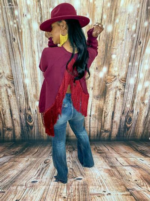 Exclusive Fringe Sweatshirt